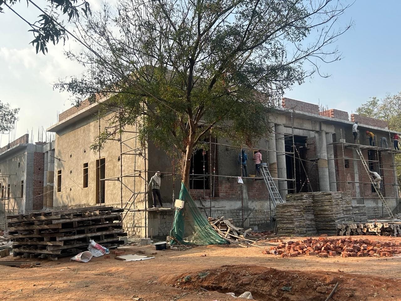 VFC Visitor Facilitation Centre exterior construction execution progress
