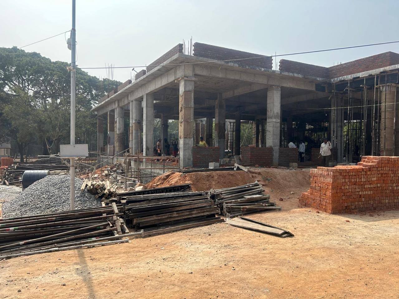 VFC Visitor Facilitation Centre construction structure execution progress