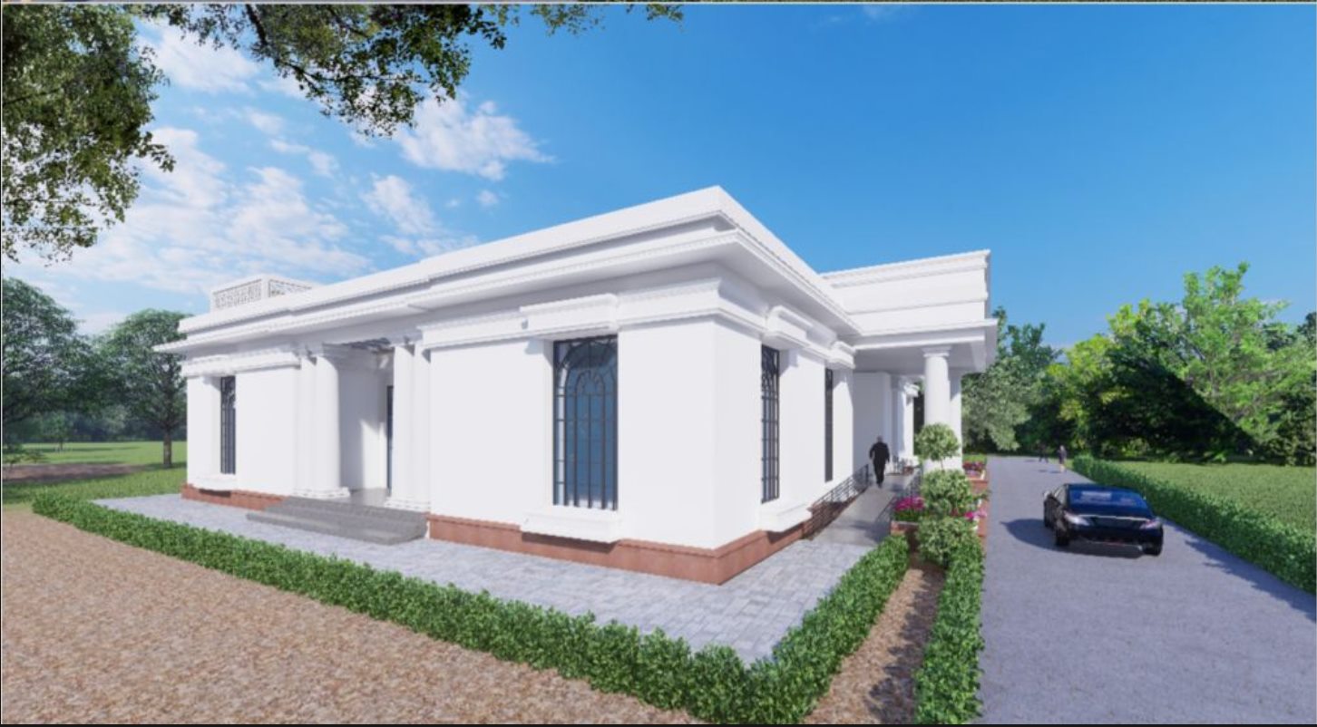 VFC Visitor Facilitation Centre side exterior design plan